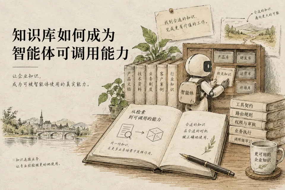 面向智能体调度：企业知识库从“被检索”升级为“被调用”主题封面