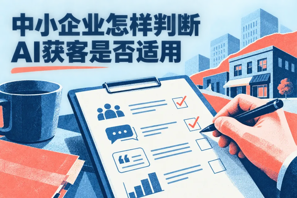 AI 获客适合中小企业吗？还是只适合大企业主题封面