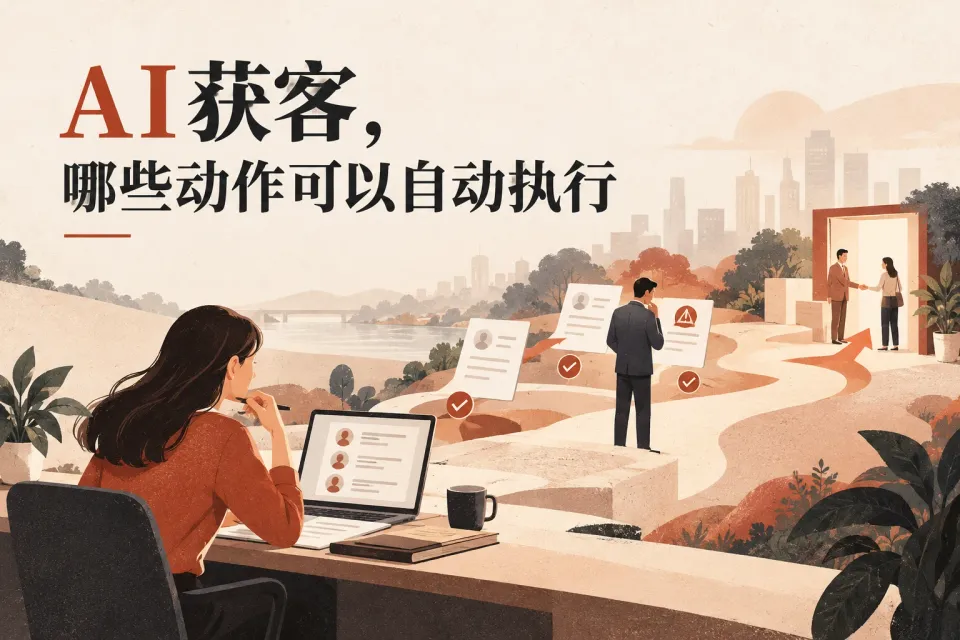 AI 获客是自动获客还是半自动获客主题封面